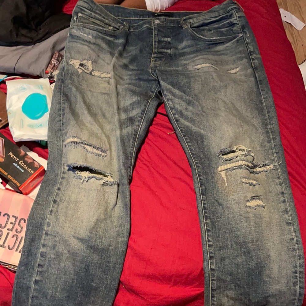 Purple brand jeans size 38 barely worn
